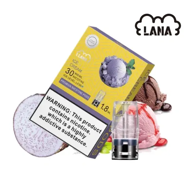 LANA1代LOGO香芋冰淇淋webp LANA 電子霧化器專賣店 | 正品煙彈主機現貨直送