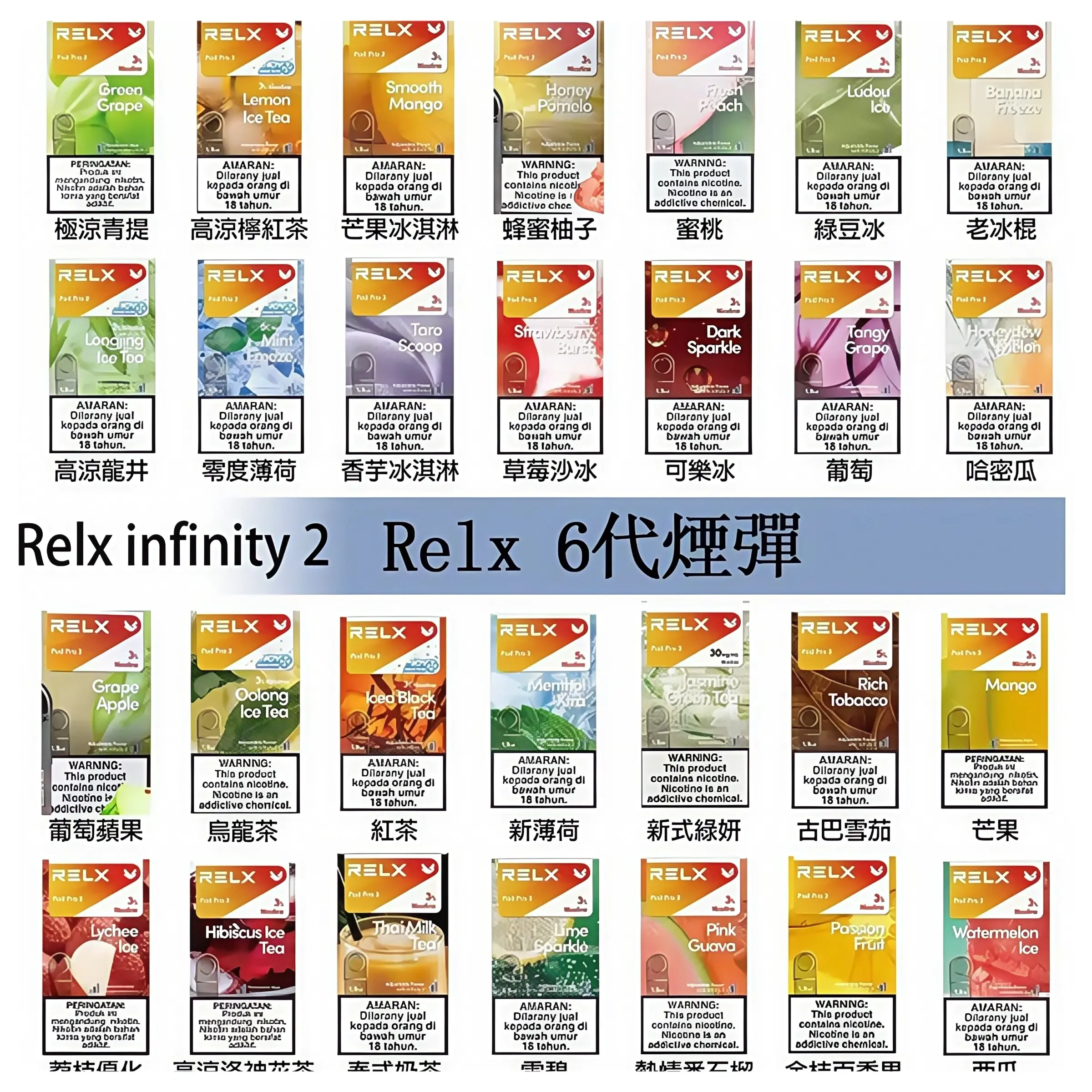 Relx6代煙彈webp LANA 電子霧化器專賣店 | 正品煙彈主機現貨直送